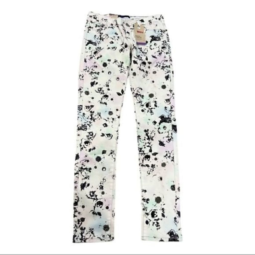 ‼️ NWT Levis denim lagging watercolor print kids size 10,16 reg - Picture 5 of 9